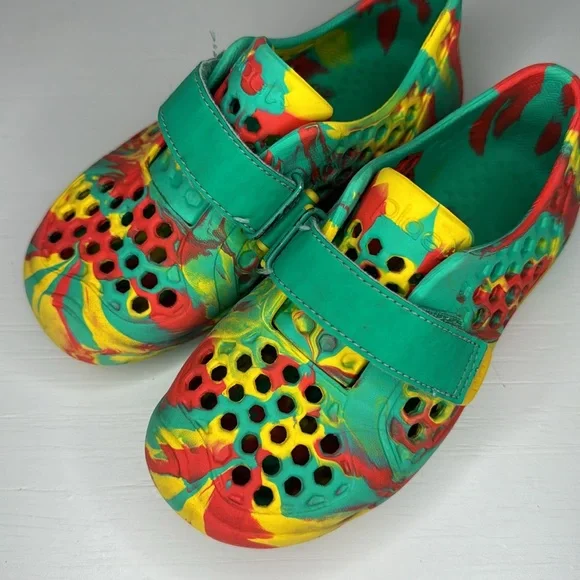 Plae Mimo Water Shoes Green/Red Size US 10 - Picture 3 of 8